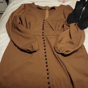 Brown dress